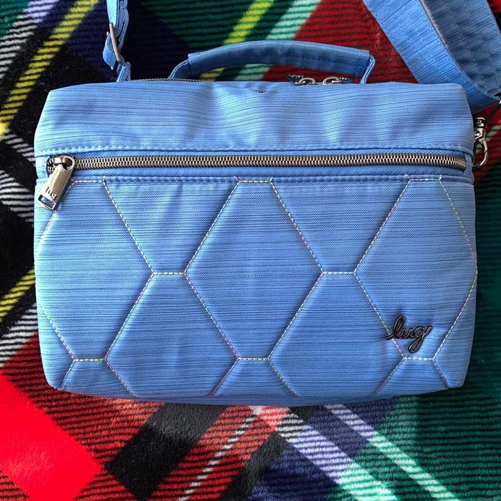 Lug Blue Crossbody Bag